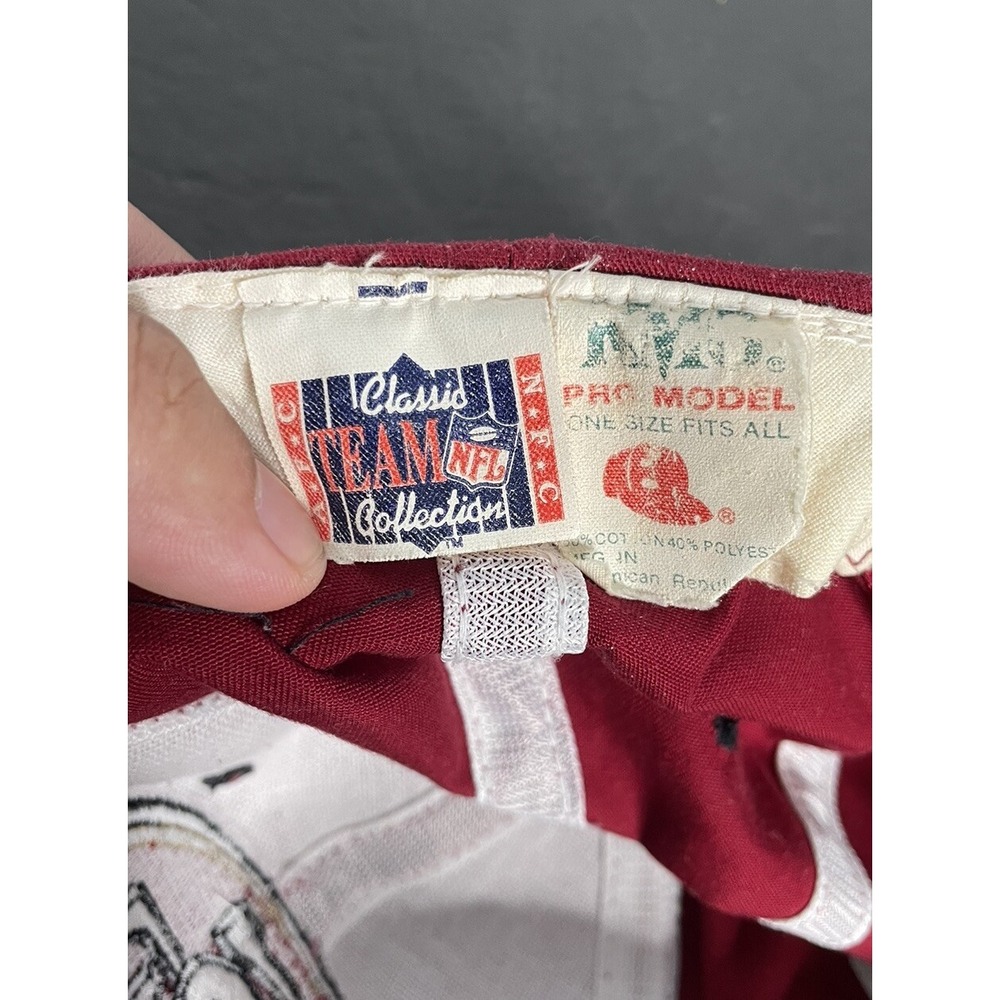 Vintage KMG San Francisco 49ers NFL Red Snapback Hat Classic Team Collection NFC - Picture 10 of 10
